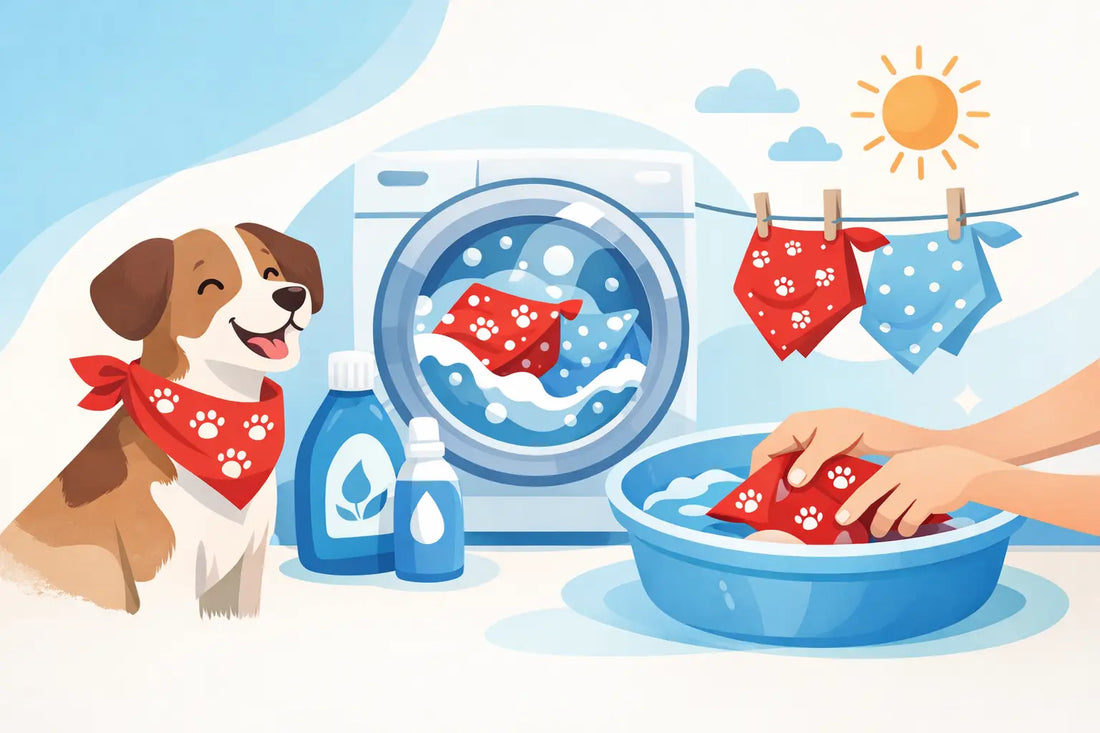 How to Wash Dog Bandanas Without Fading Them