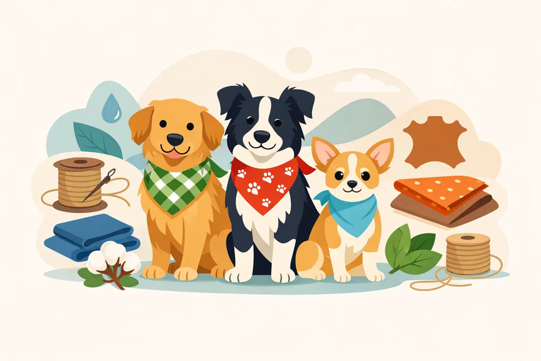 Guide to Dog Bandanna Materials for Every Pup