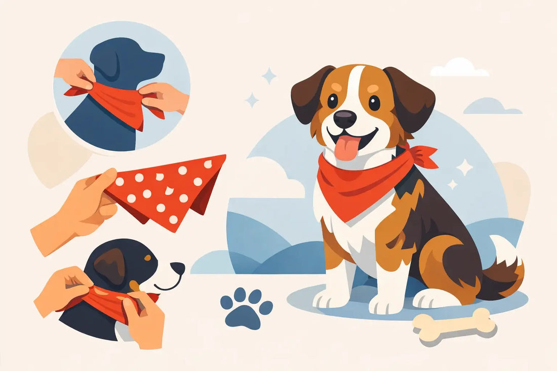 How to Put a Bandana on a Dog