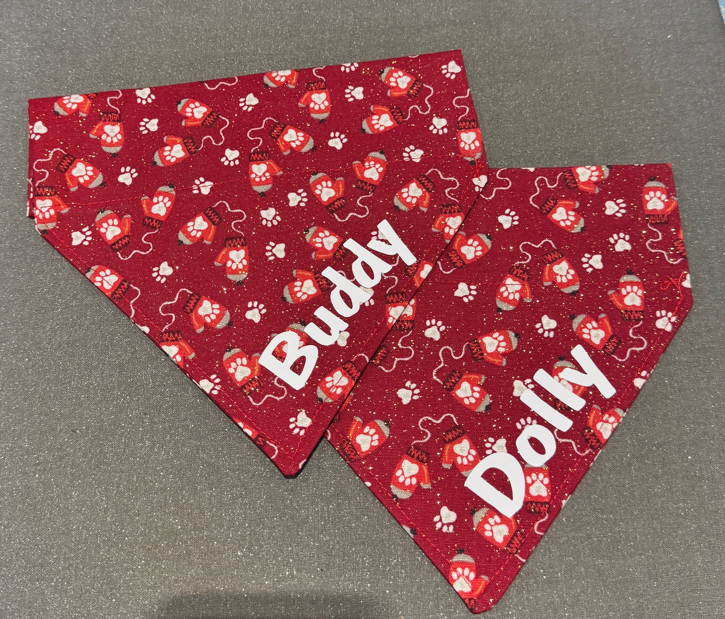 Holiday Over the Collar Bandana