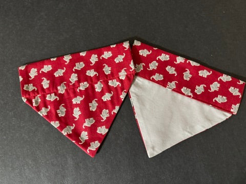 An alabama football themed dog bandanna