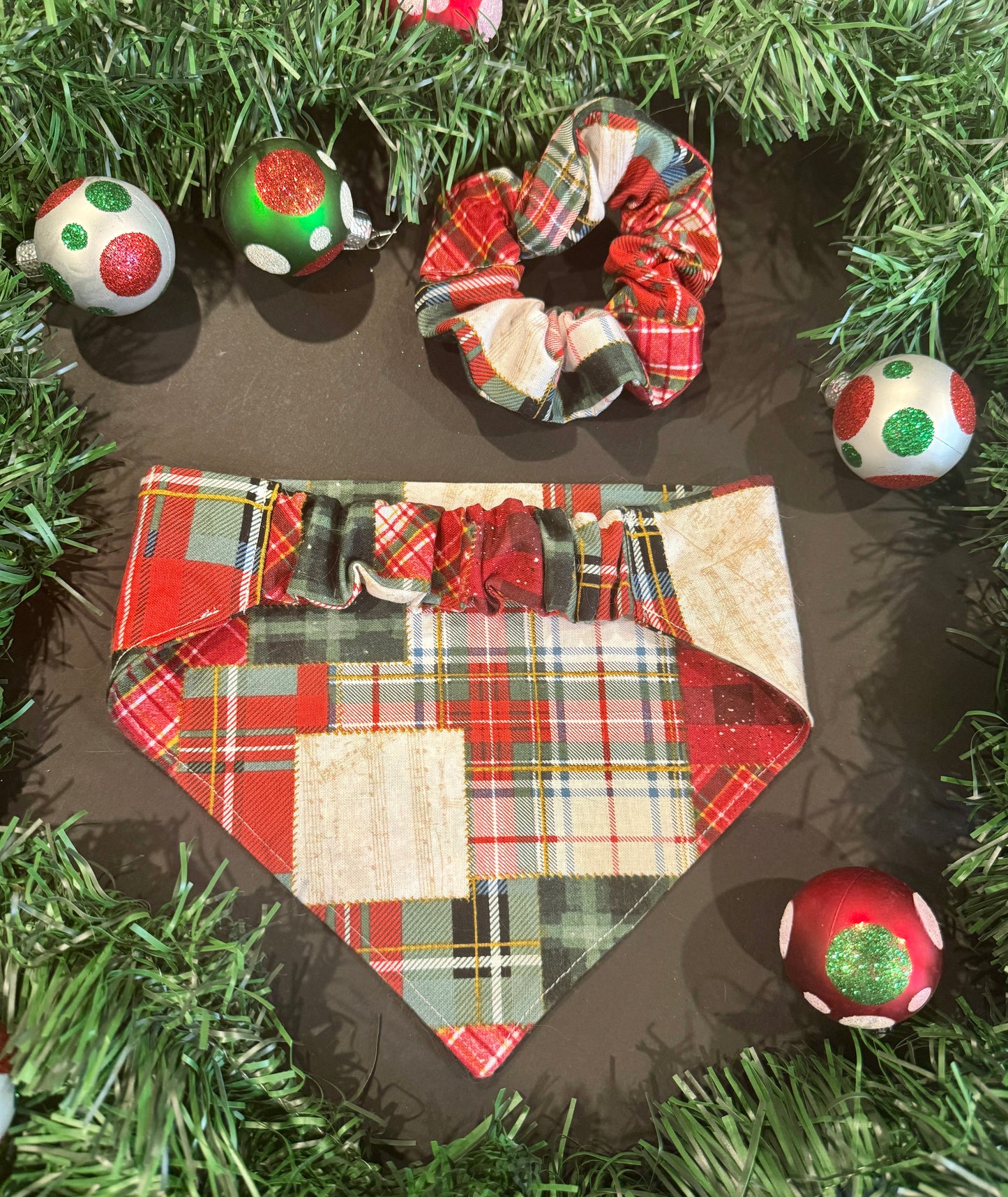 Holiday Scrunchie Bandana Set