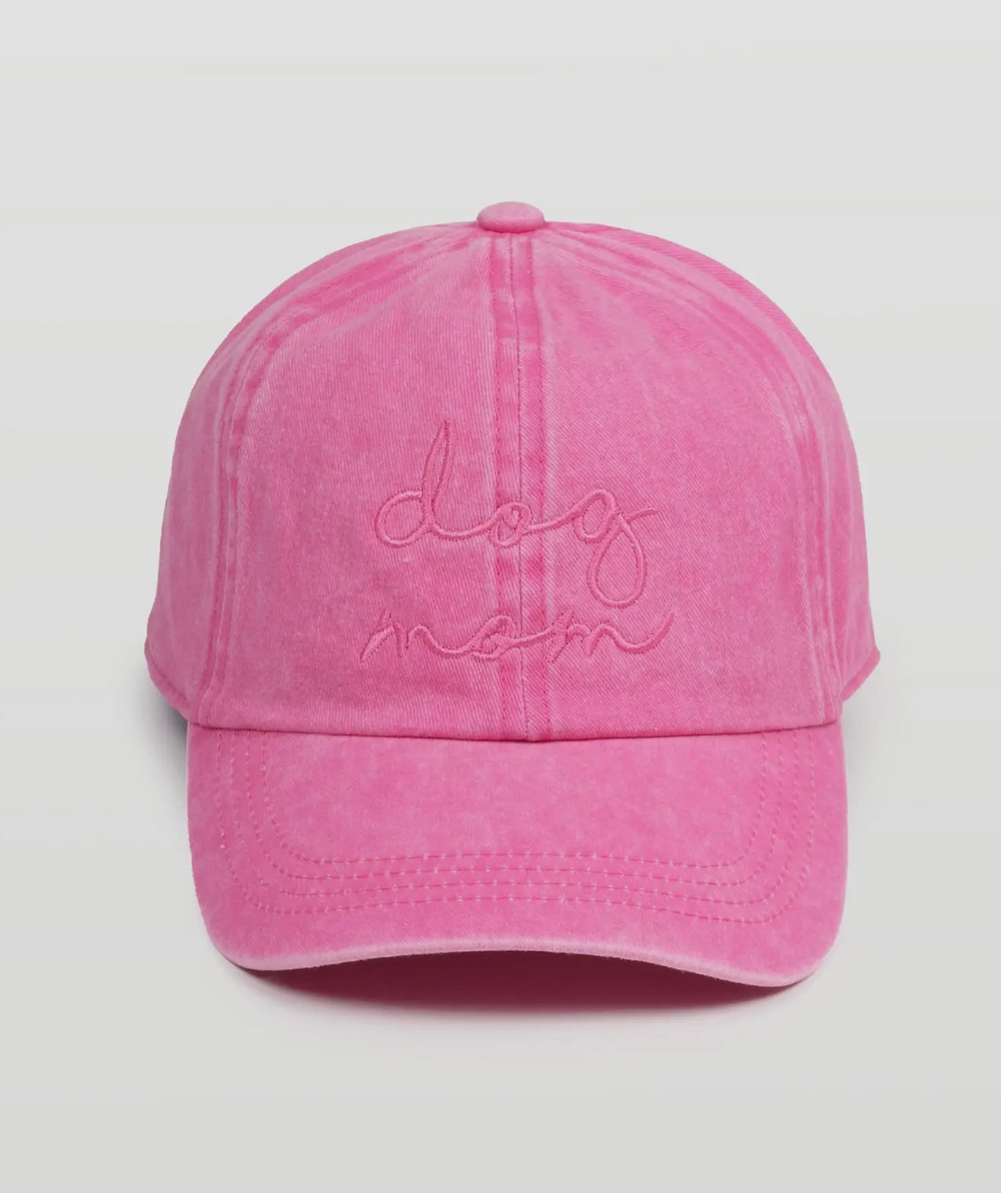 Dog Mom Embroidered Ball Cap