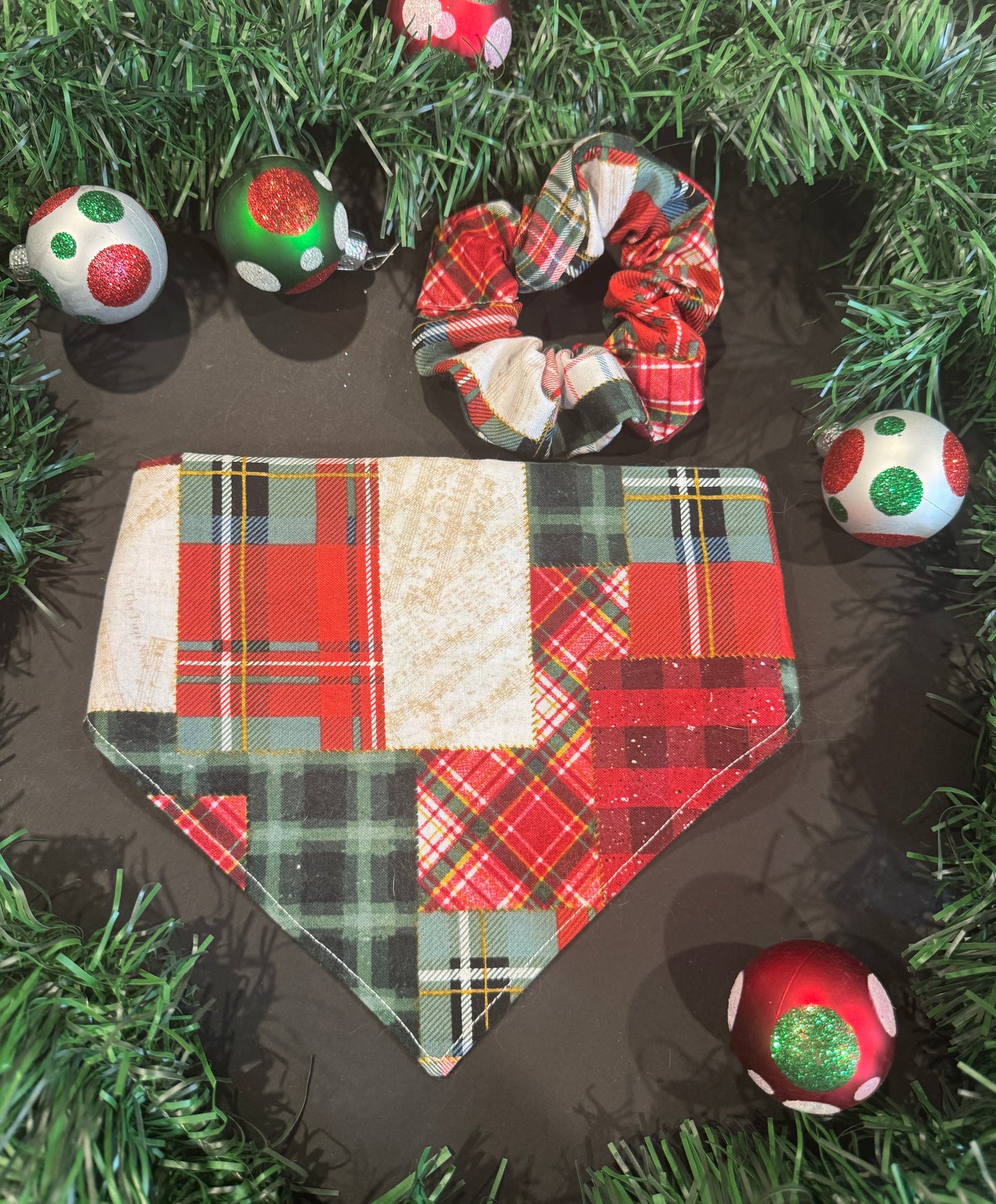Holiday Scrunchie Bandana Set