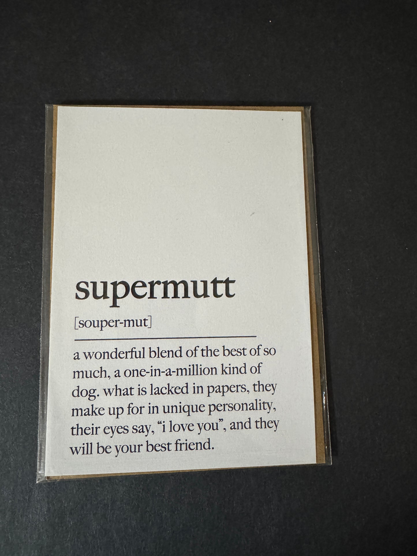 Dog Definition Print
