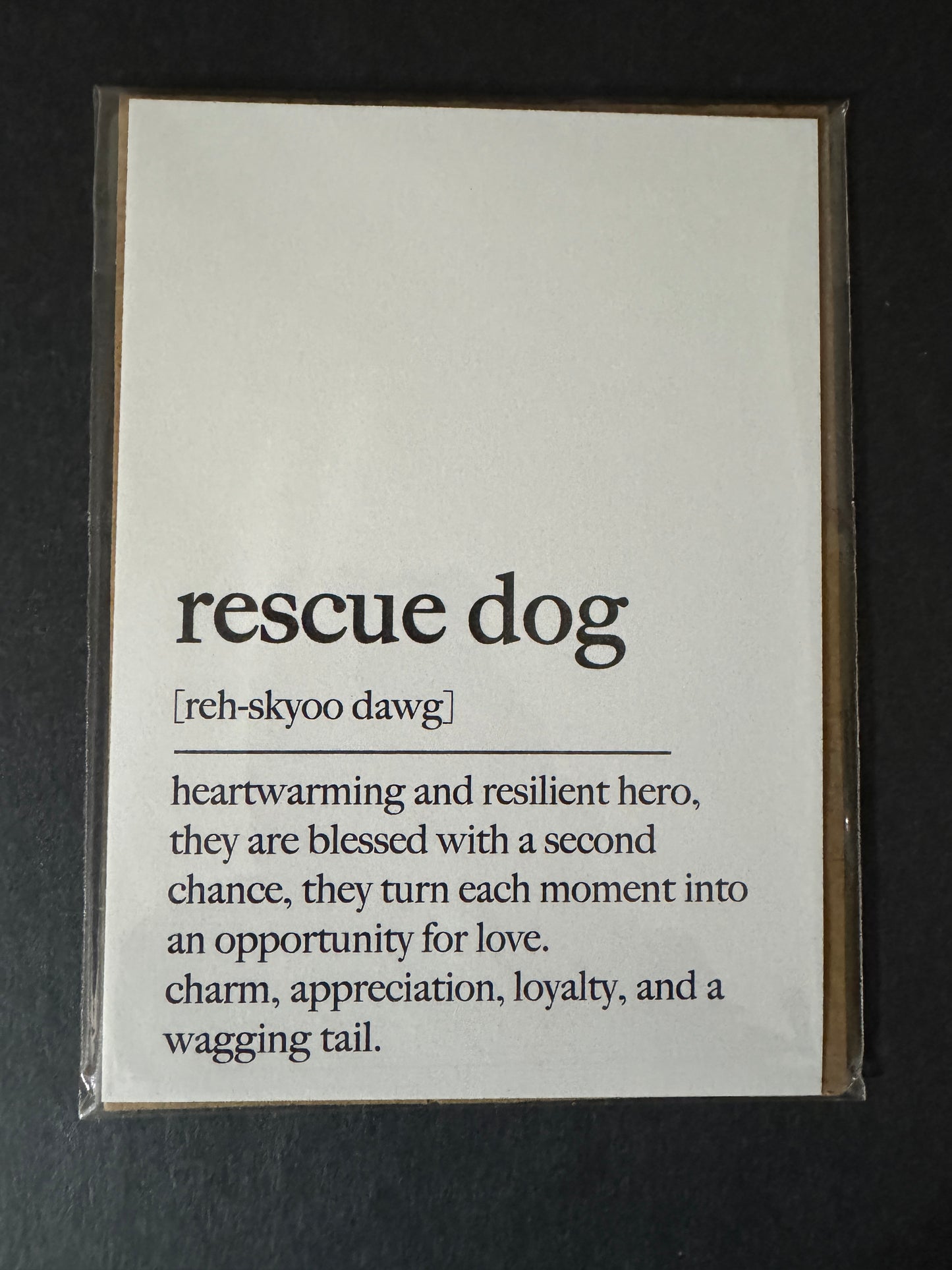 Dog Definition Print