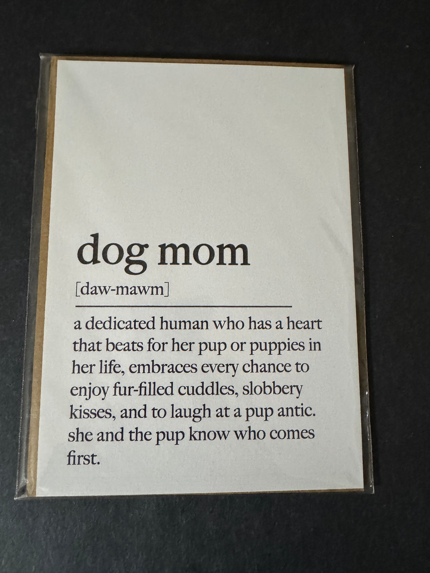 Dog Definition Print