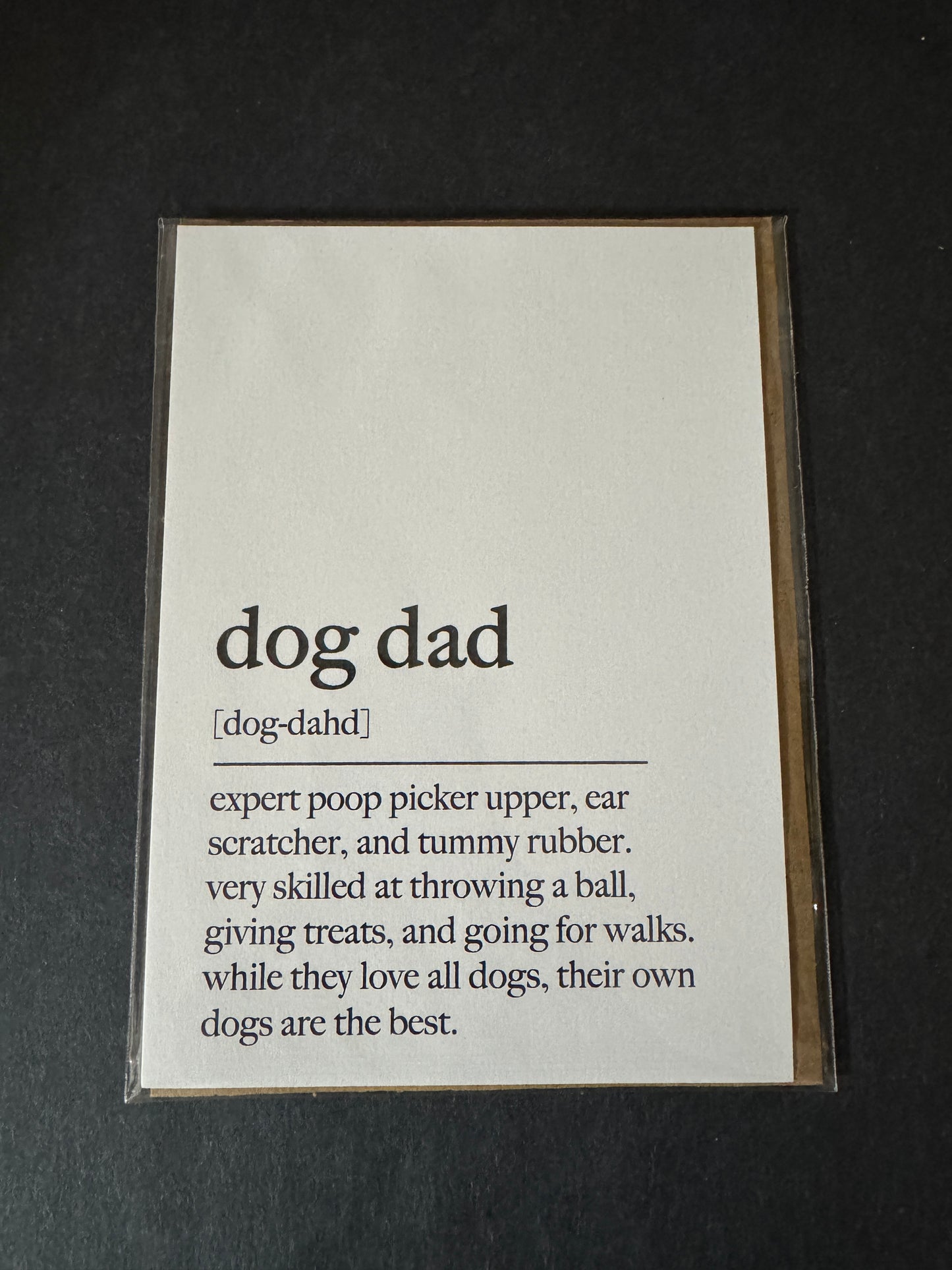 Dog Definition Print