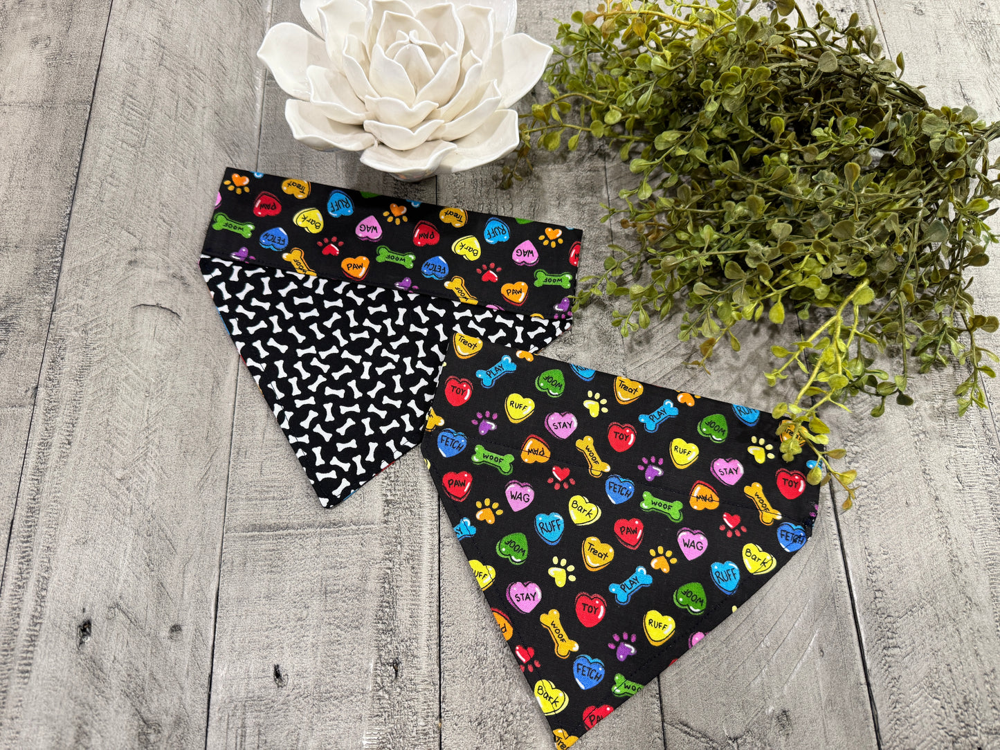 Valentine Scrunchie Bandana Set